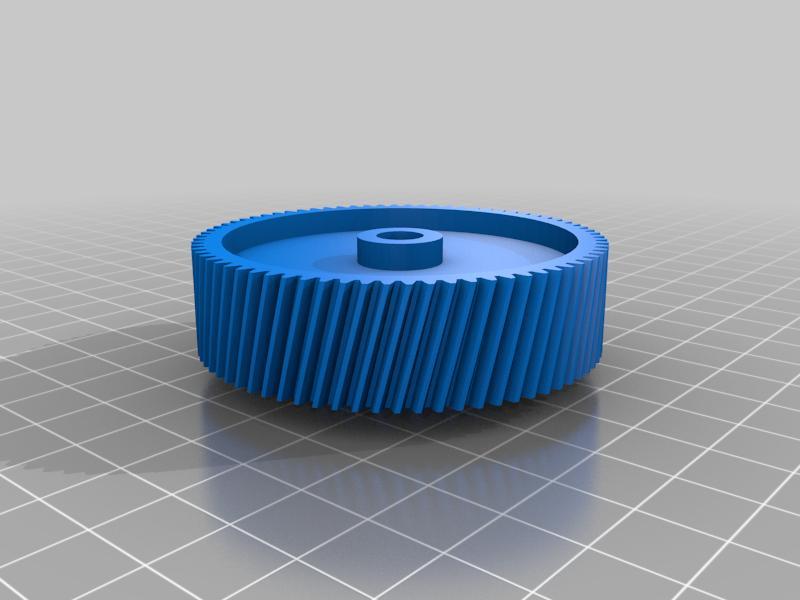 gear for meat grinder 19/74 teeth angle of inclination 14 degrees.