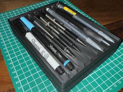 8 Pen Organizer and Mini Storage