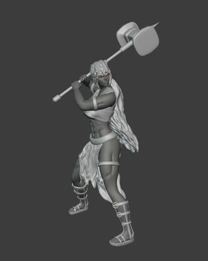 Drow Barbarian
