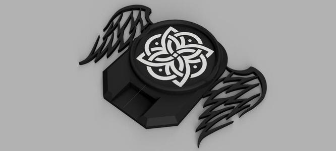 Angels Horn - Platine vinyle - rangement pour l'adaptateur 45 tours et la protection du diamant 