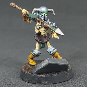 Skeleton  - Spear A, Pre-Supported