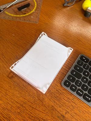 Papierbox für Schreibtisch