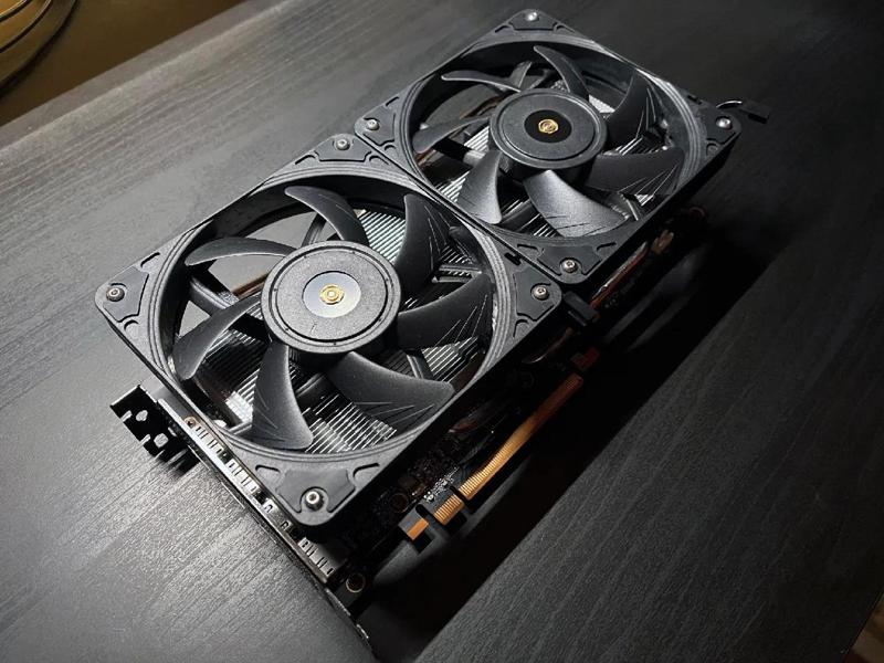 MSI RX 6700 XT MECH 2X 120mm Fan Adapter   