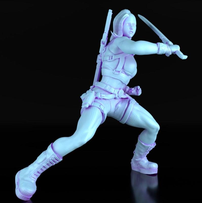 Sci Fi/ Cyberpunk Ship Captain/Bounty Hunter