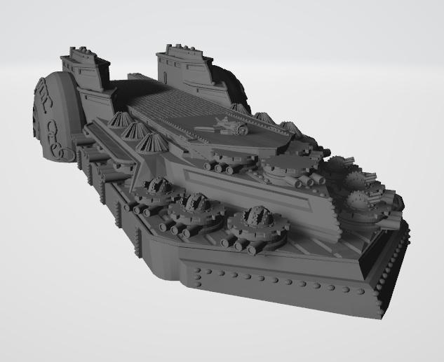 Paddle Boat Battle Carrier Gen 1: Radiant Class