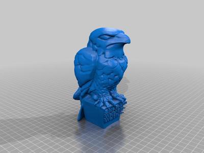 falcon statue