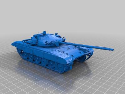 Vickers Mk I and T-72M1