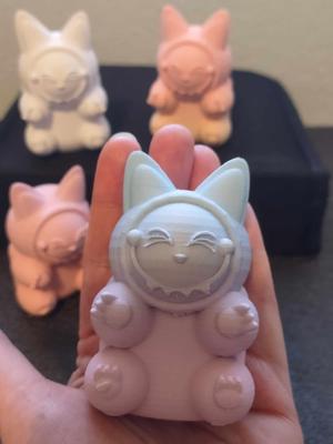 Labubu inspired Little Monsters Squint Commercial Use