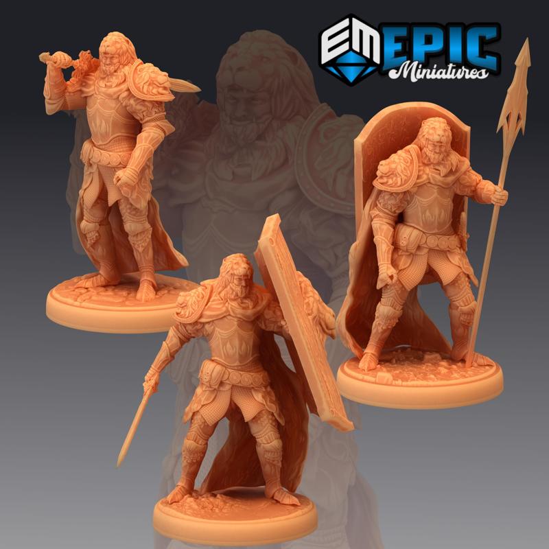 Heracles Knight Set / Lion Paladin / Hercules Warrior / Half God Champion