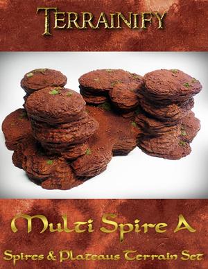 Multi Spire A: Spires and Plateaus Terrain Set