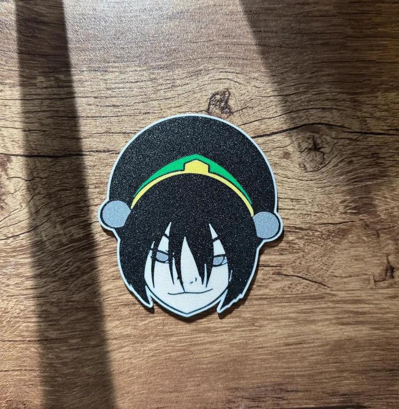 Toph Avatar Magnet (multi-color)(8x3mm magnets)   