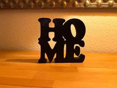 Standing Home Lettering Decoration