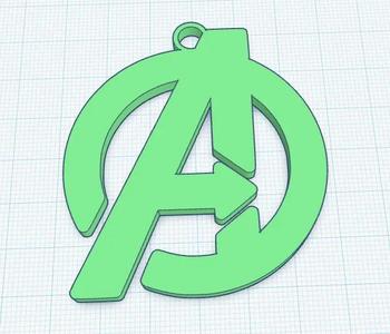 Avengers A Keychain   