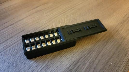Button Cell Battery Storage Case - LR44