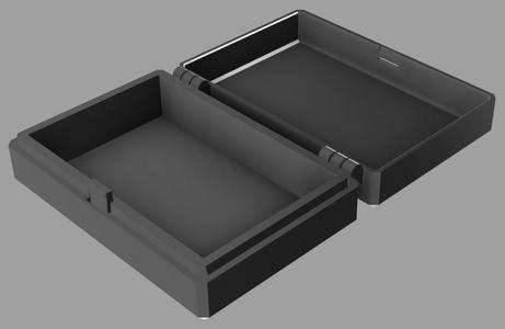 Hinged USB key Box