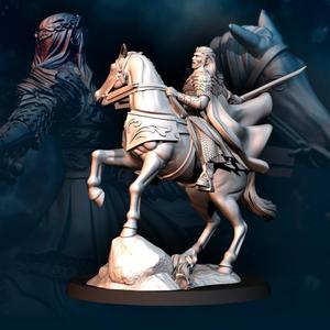 King of the Forest Elves on Horse - Mounted | Wood Elves | Fantasy