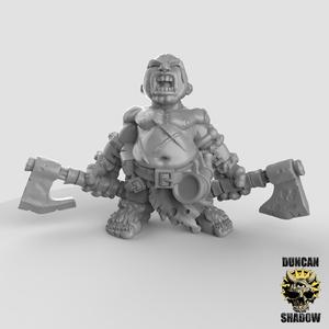 Halfling Barbarian (pre Supported)