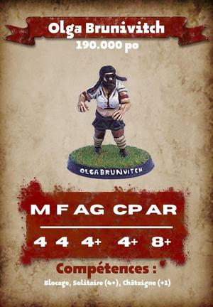 Olga Brunivitch - Fantasy Football Starplayer