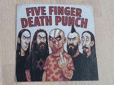 Caricature of the Metal Band Five Finger Death Punch