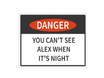 Alex sign
