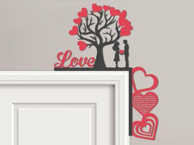 Rooted Love Tree Door Corner Topper