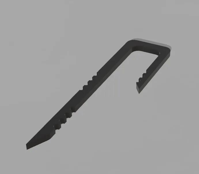 Quick garden irrigation hose stake   