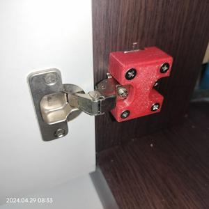 Parts for repairing furniture door hinges