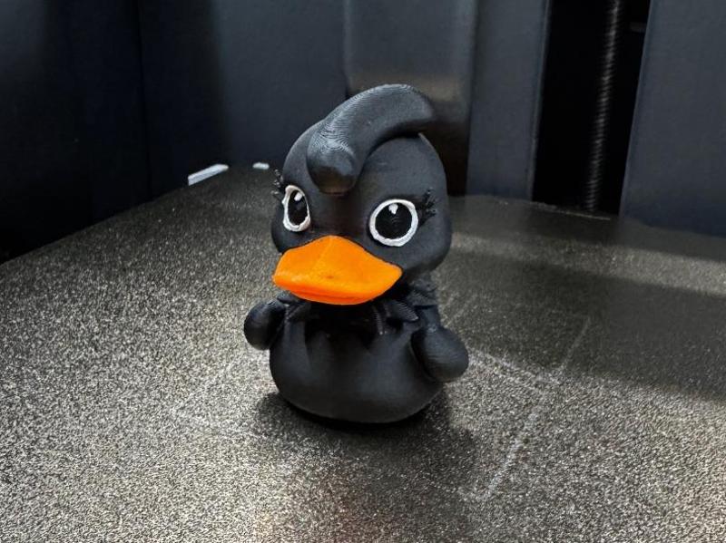 Lady duck - Black death, rock, metal figure