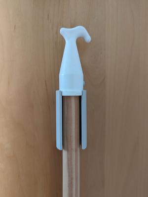 Wall mount for stock hook / Wandhalterung für Stockhaken (Dachbodenluke)