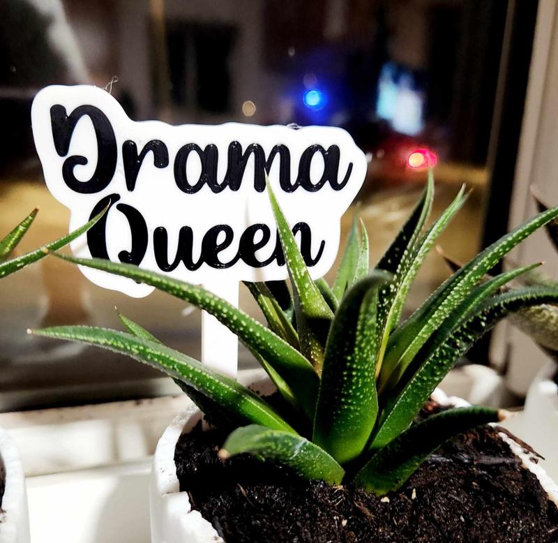 Drama Queen Plant Stake