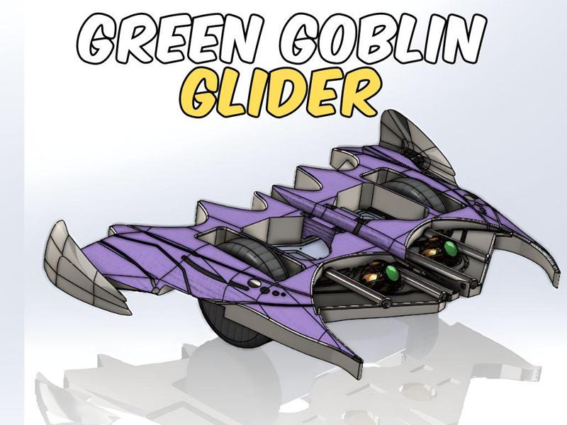 Green Goblin Glider for Hoverboard