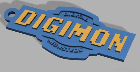 Digimon keychain