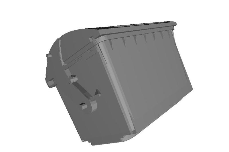 Popelnice / ashtray (TT - 1:120)