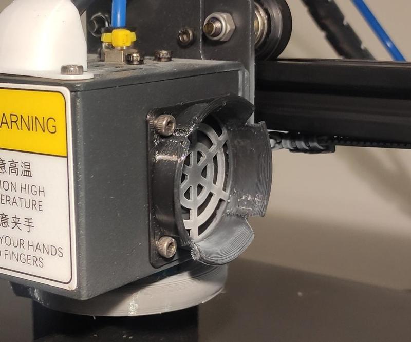 Anycubic Mega Hotend Bellmouth and flow straightener