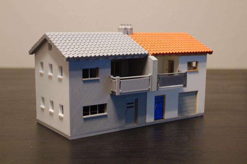 H0 Scale Residential Building Modular "Multi Unit Zero"