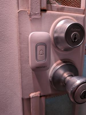 TECKNET Wireless Doorbell Chime with RGB - Magnetic Bracket