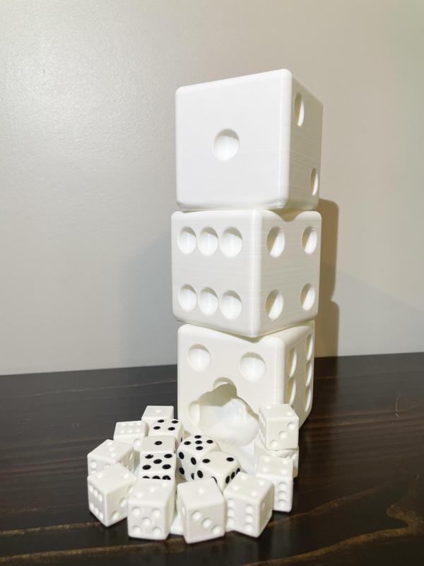 Dice Tower Shaped Dice Tower
