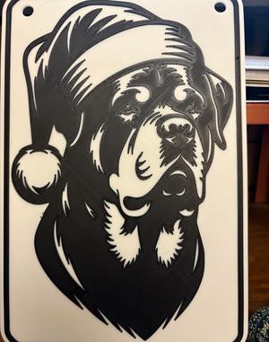 rottweiler santa