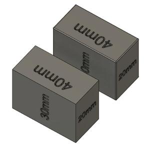 3 way Calibration Cube -STEP