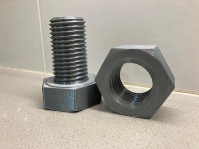 Fidget Nut and Bolt