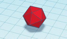 blank D20