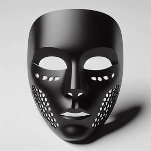 Modern Girl Face Mask 3D Print – Trendy New Style Wearable Mask, Futuristic Fashion Accessory