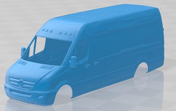 Mercedes Benz Sprinter 2014 Printable Body Van