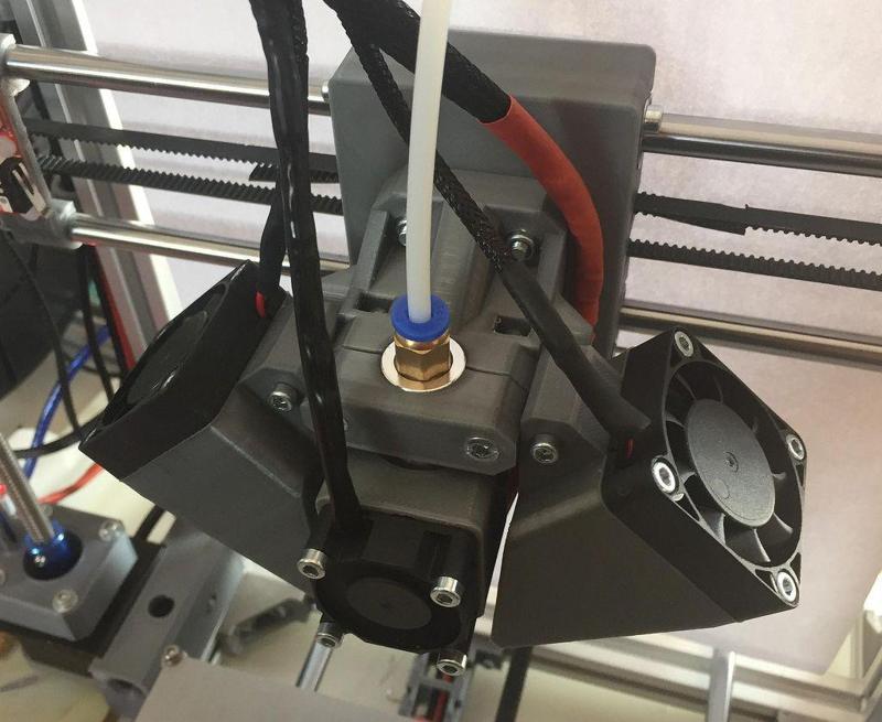 Best E3D v5 mount, fan and fan duct