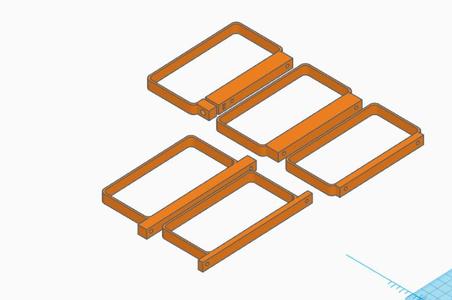 Ventilation 110x55mm Duct Wall Fastener