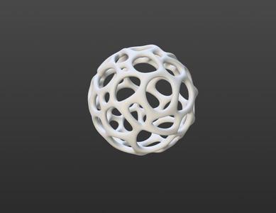 Voronoi Ball - Printer Overhang Test