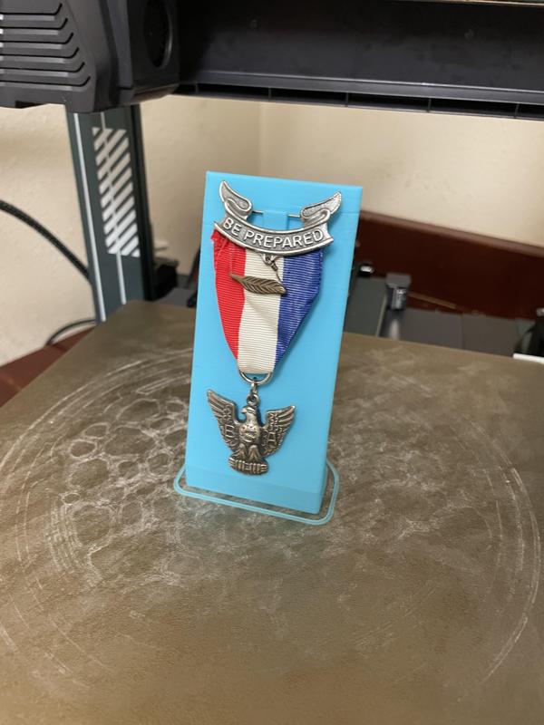 Eagle Scout (or really any) Ribbon Display (No Supports needed)
