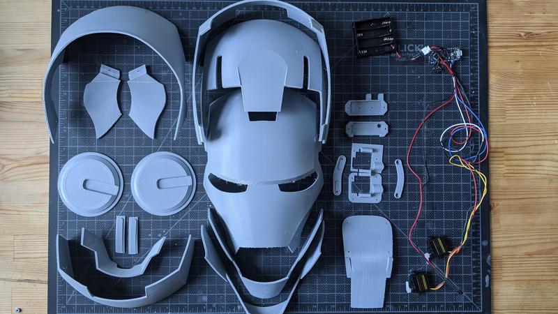 Iron Man Helmet, Articulated, Wearable