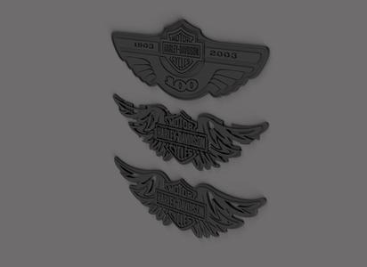 Harley-Davidson Wings - Various studies - WALLART