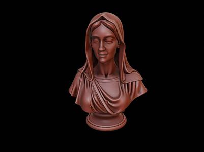 virgin mary Bust